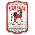 Wincraft Georgia Bulldogs Sign 11x17 Wood College Vault Style Special Order 3208574436